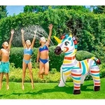 Summer Waves Kinder Wassersprinkler Zebra | Gartendusche f&uuml;r Kinder | 157x94x157 cm