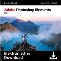 Adobe 30013256, Adobe Photoshop Elements 2026 - 3 Jahreslizenz Download (30013256)