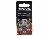 Rayovac Acoustic Special Hörgerätebatterie Typ 312 (6 Stück)