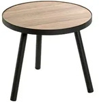 Beistelltisch Eiche rund 36 x 40 cm - GENUA