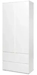 Kleiderschrank wei&szlig; - 80 cm - IMAGE