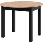 Esstisch rund ausziehbar 100 - 140 cm Artisan Eiche - COBURG