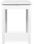 Esstisch 80 - 120 cm ausziehbar wei&szlig; - COBURG