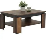 Couchtisch Old Wood - schwarz 90 x 60 cm - TIM