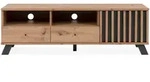 TV - Lowboard Artisan Eiche - anthrazit 138 cm - MEDAN