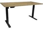 Computerschreibtisch Eiche 160 cm h&ouml;henverstellbar - BENNY