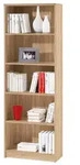 B&uuml;cherregal Standregal Sonoma Eiche 60 x 172 cm - 4 Einlegeb&ouml;den - LILLY