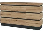 Kommode Coast Evoke Eiche - grau 161 cm - CORTE