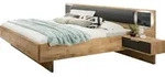Bettanlage 180 x 200 cm Plankeneiche graphit - VALENCIA