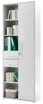 B&uuml;roschrank lichtgrau 80 cm x 216 cm - 8 Einlegeb&ouml;den - PRONTO