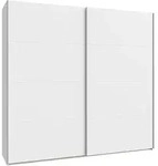 Schwebet&uuml;renschrank wei&szlig; 220 cm 2-t&uuml;rig - SCHACH MATT