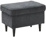 Hocker anthrazit 63 x 42 cm - OSKAR