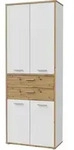 Mehrzweckschrank wei&szlig; - Artisan Eiche 85 x 226 cm - KEFLAVIK