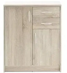 Kommode 2 Schubladen Sonoma Eiche 74 cm - OPTIMUS