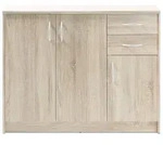 Kommode 2 Schubladen Sonoma Eiche 109 cm - OPTIMUS