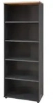 B&uuml;roregal graphit - Artisan Eiche 75 x 197 cm - MEMPHIS