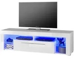 TV - Lowboard wei&szlig; hochglanz 153 cm TV - Board - GOAL