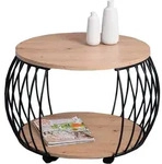 Couchtisch Artisan Eiche 60 x 60 cm - PEKING