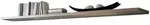 Wandboard Eiche antik - 200 x 25 cm - DURO