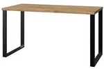 Schreibtisch Plankeneiche - Graphit 140 cm - LIVERPOOL