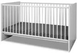 Kinderbett Babybett 70 x 140 cm wei&szlig; - IMAGE