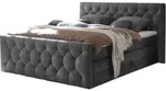 Boxspringbett 180 x 200 cm anthrazit Bettkasten - CASHFIELD