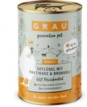 Grau Hund Gefl?gel mit Pastinake & Brokkoli 400 g