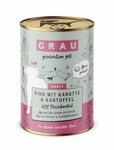 Grau Hund Rind mit Karotte & Kartoffel 400 g