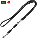 Hunter Verstellbare Hundeleine R&S Rindnappaleder Gr.10/200 braun