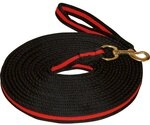 Longierleine Softlonge 8m - schwarz/rot