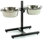 Otis Plus - Doppelnapfst?nder mit N?pfen h?henverstellbar mit 2 x 2,5L N?pfen