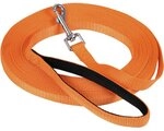 Suchleine Miami mit Softgriff orange, 10m x 20mm