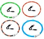 Visio Light - LED Leuchtschlauch-Halsband - blau 70cm