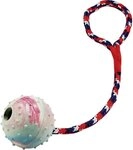 Vollgummi Ball mit Glocke und Seil