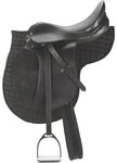 Reitsattel-Set - 17,5" / Vielseitigkeit / schwarz"