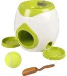 Flamingo Apportier- und Leckerlie-Spielzeug +Tennisball grau/gr?n