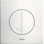 WISA Bedienplatte argos df weiss f&uuml;r Serie XS
