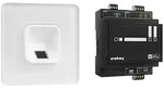 ekey xLine Fingerprintset f&uuml;r Unterputzmontage in wei&szlig;, mit Glasrahmen,