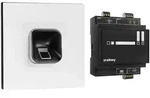 ekey sLine Fingerprintset in Schwarz f&uuml;r Gira 106 Verkehrswei&szlig;