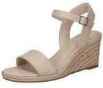 Tamaris Keilsandale Damen beige
