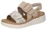 Rieker Keilsandale Damen beige