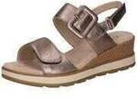 Caprice Keilsandale Damen beige