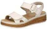 Rieker Keilsandale Damen beige