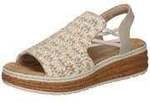Rieker Keilsandale Damen beige