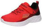 Skechers Microspec II Zovrix Sneaker Jungen rot