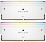 Corsair Dominator Titanium Wei&szlig; 64GB (2x32GB) DDR5-6400 XMP Arbeitsspeicher, CL32,