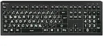 LogicKeyboard PC Astra 2 Gro&szlig;druck-Tastatur DE Hintergrundbeleuchtung, Wei&szlig; auf