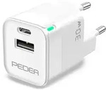 PEDEA 30W USB-C PD Schnellladeger&auml;t - 2-Ports Mehrfach Handy-Ladeger&auml;t mit USB-C