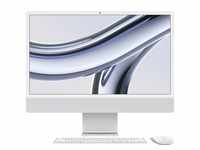 Apple iMac MQRJ3D/A Silber - 61cm24‘‘ M3 8-Core Chip, 10-Core GPU, 8GB Ram, 256GB