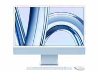Apple iMac MQRC3D/A Blau - 61cm24‘‘ M3 8-Core Chip, 8-Core GPU, 8GB Ram, 256GB
